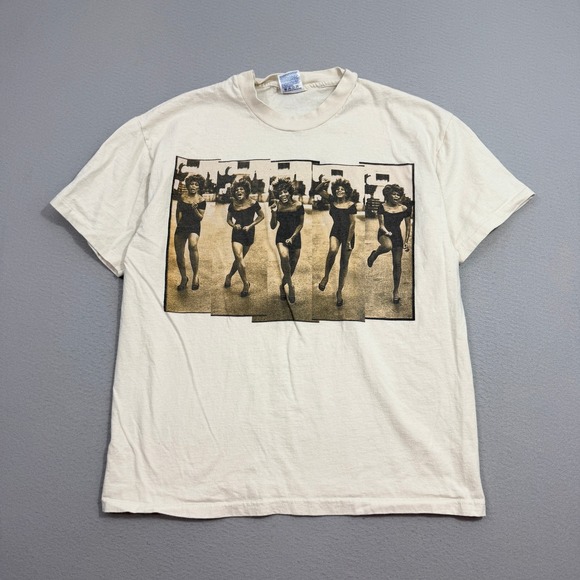 Vintage Other - Vintage Tina Turner Wildest Dreams Tour 1997 Shirt Extra Large Cream 90s Music